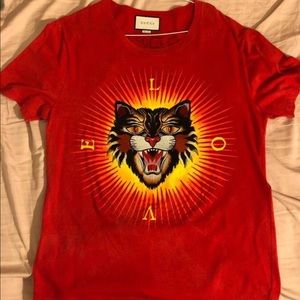 Gucci angry cat t-shirt (AUTHENTIC)